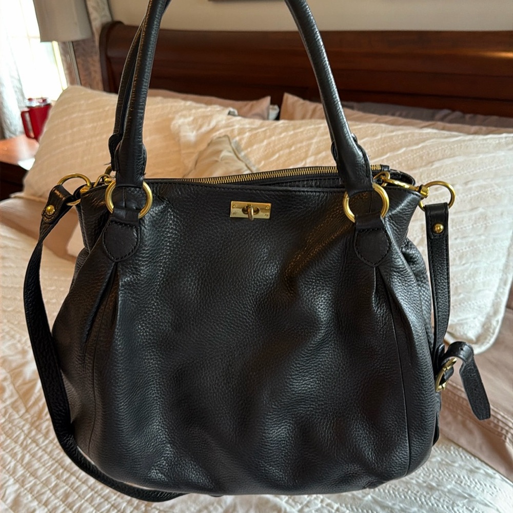 J. Crew 100% leather Brompton Hobo bag